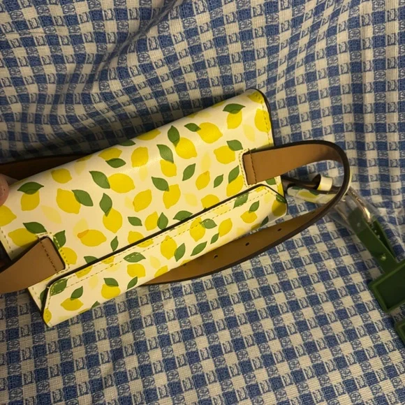 Kate Spade Yellow Lemon Print Belt Bag - Picture 4 of 5